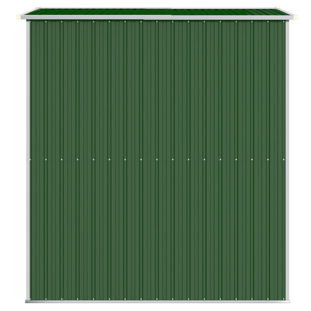 Puutarhavaja vihreä 192x191x223 cm galvanoitu teräs - Sisustajankoti.fi