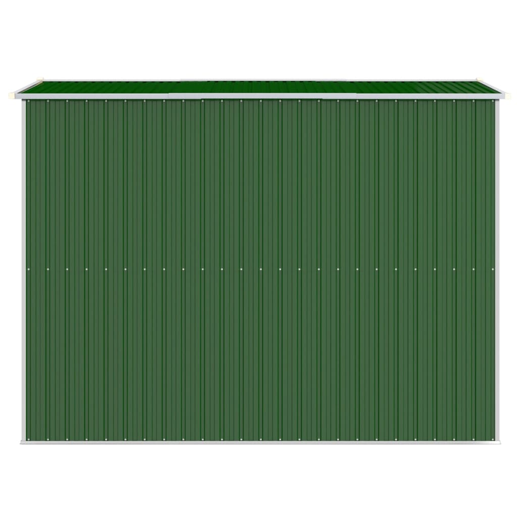 Puutarhavaja vihreä 192x274x223 cm galvanoitu teräs - Sisustajankoti.fi