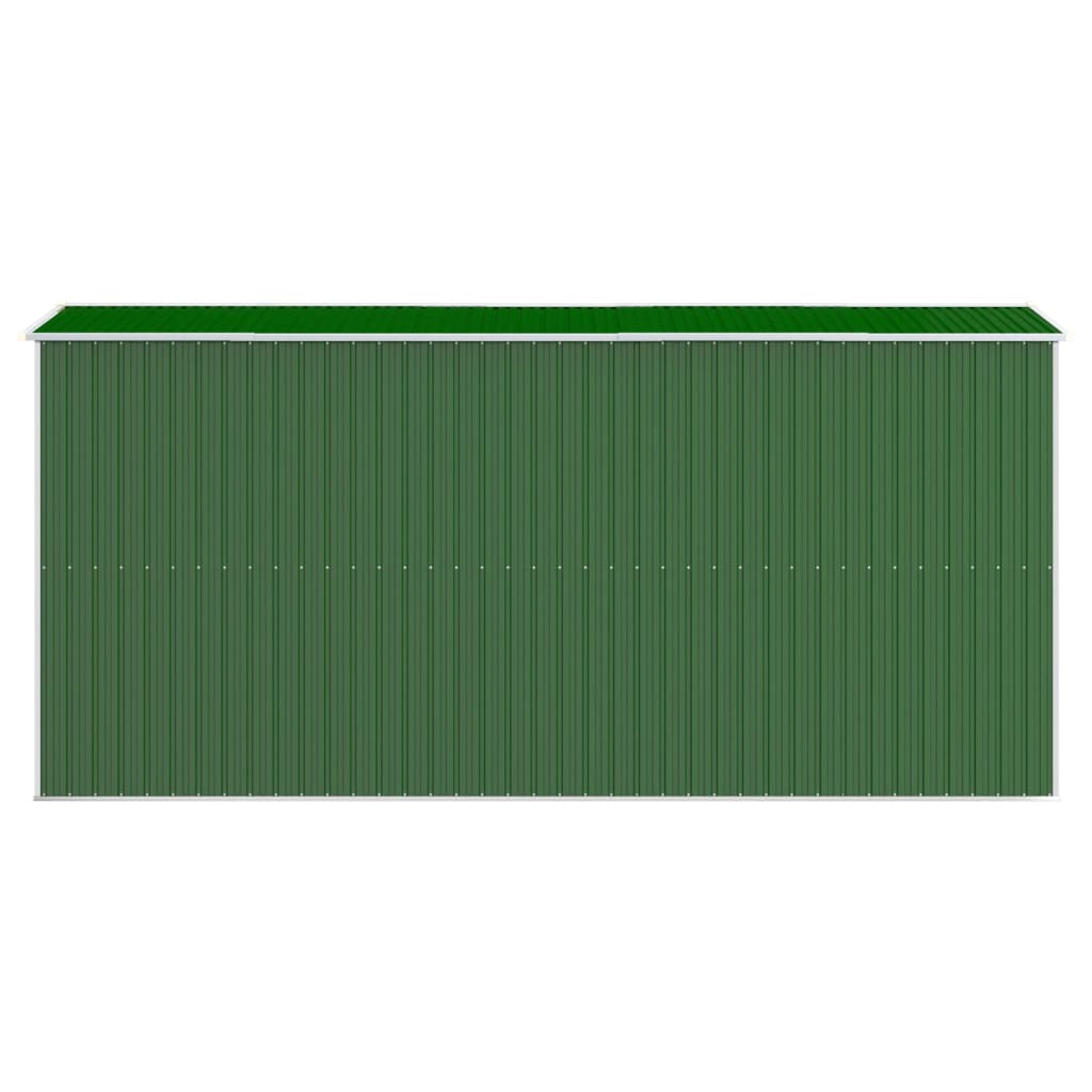 Puutarhavaja vihreä 192x440x223 cm galvanoitu teräs - Sisustajankoti.fi