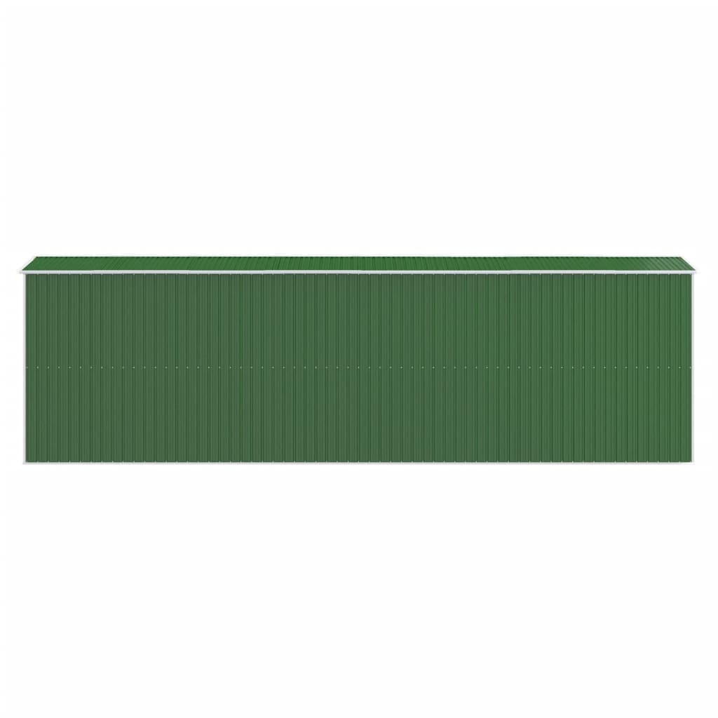Puutarhavaja vihreä 192x689x223 cm galvanoitu teräs - Sisustajankoti.fi
