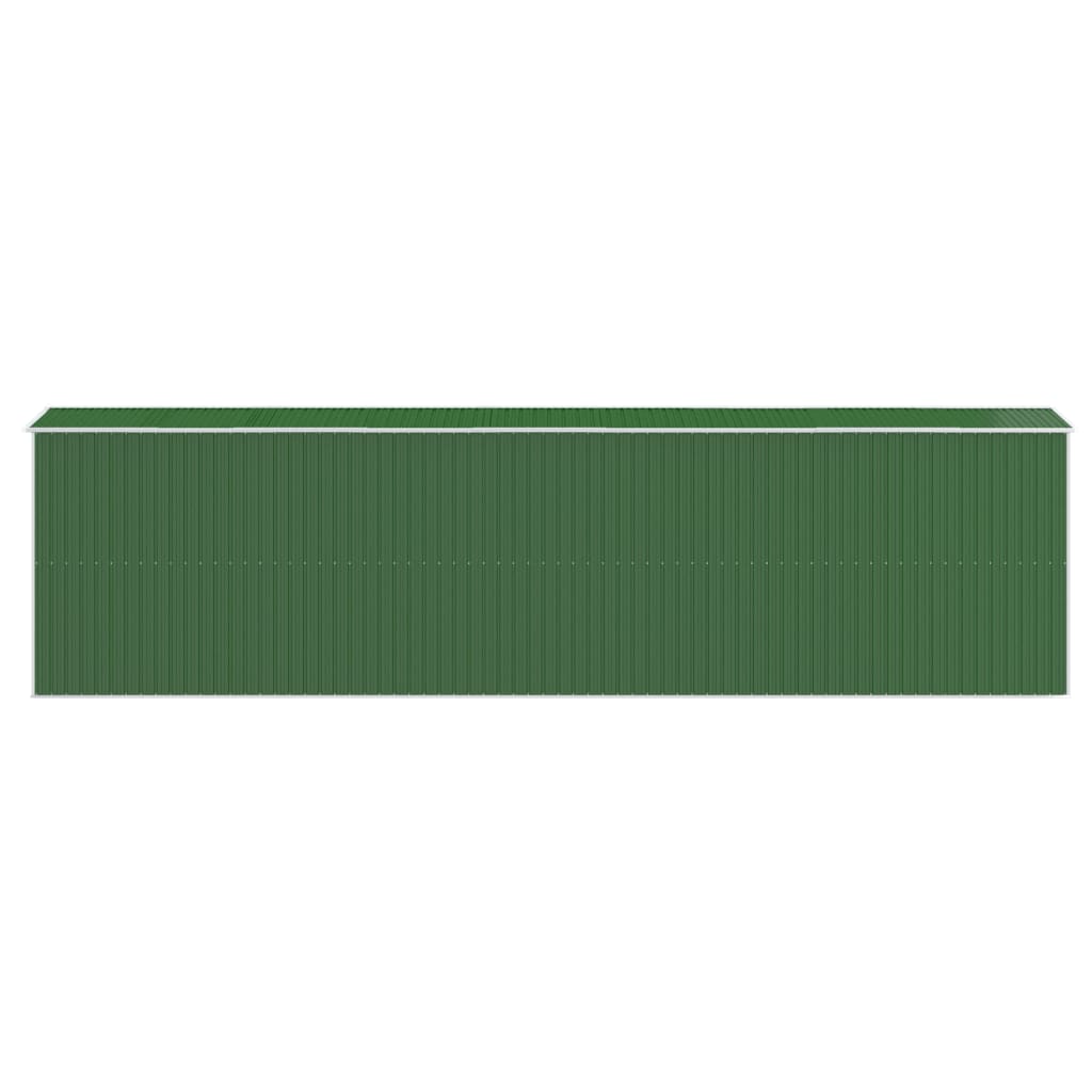 Puutarhavaja vihreä 192x772x223 cm galvanoitu teräs - Sisustajankoti.fi