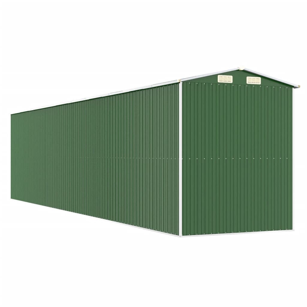 Puutarhavaja vihreä 192x855x223 cm galvanoitu teräs - Sisustajankoti.fi