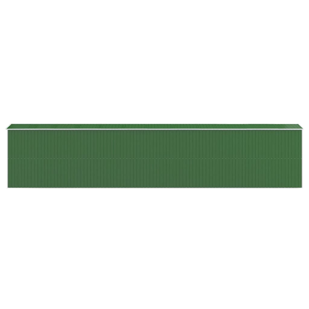 Puutarhavaja vihreä 192x938x223 cm galvanoitu teräs - Sisustajankoti.fi