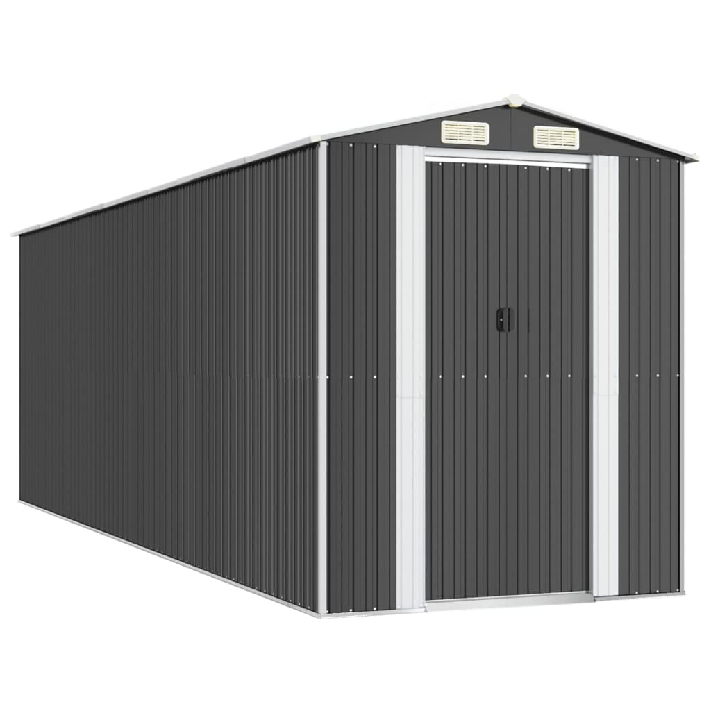Puutarhavaja antrasiitti 192x606x223 cm galvanoitu teräs - Sisustajankoti.fi