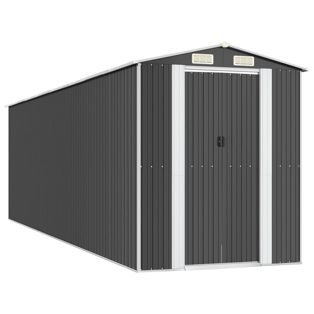 Puutarhavaja antrasiitti 192x689x223 cm galvanoitu teräs - Sisustajankoti.fi