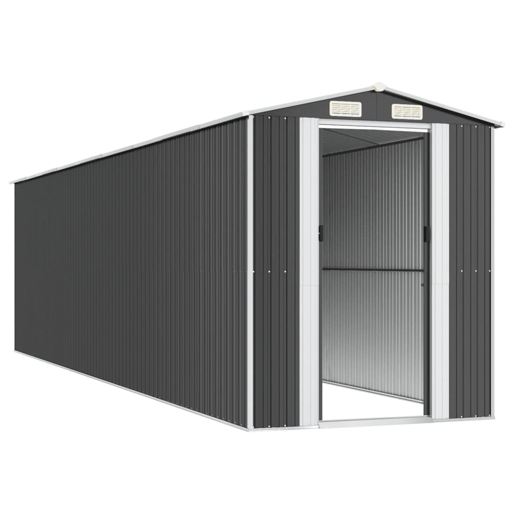 Puutarhavaja antrasiitti 192x772x223 cm galvanoitu teräs - Sisustajankoti.fi