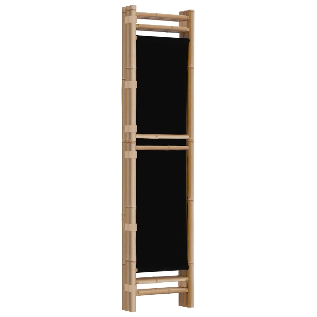 Kokoontaitettava tilanjakaja 3 paneelia 120 cm bambu ja kangas - Sisustajankoti.fi