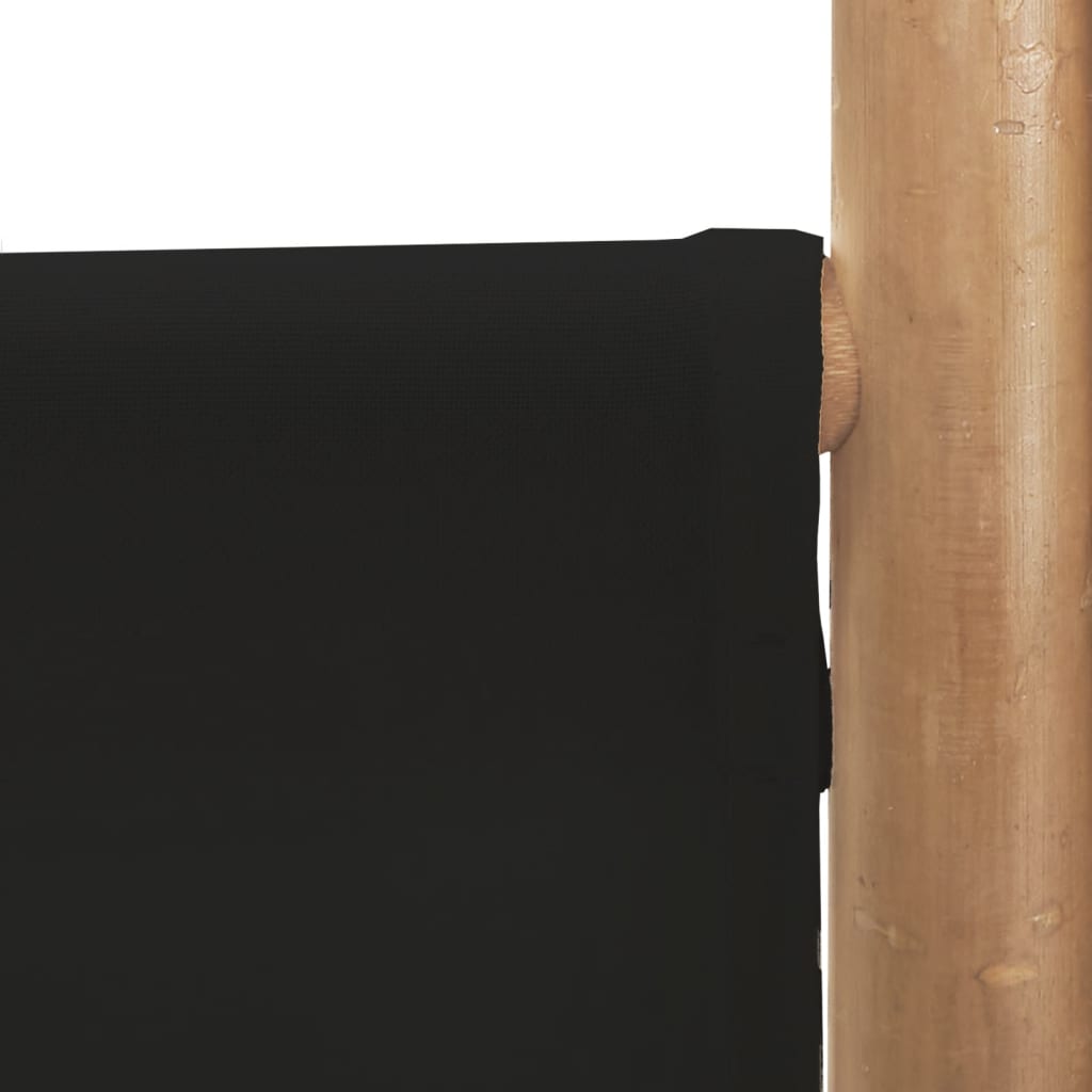 Kokoontaitettava tilanjakaja 3 paneelia 120 cm bambu ja kangas - Sisustajankoti.fi