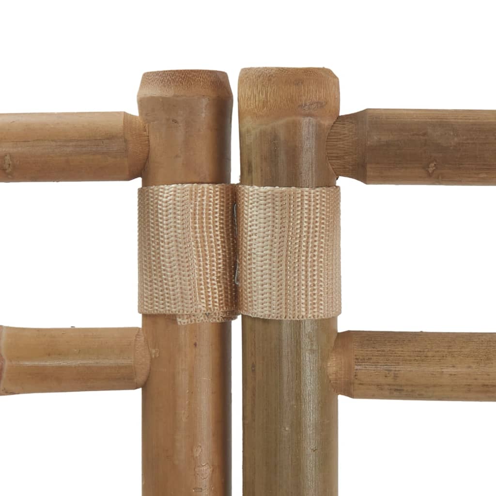 Kokoontaitettava tilanjakaja 5 paneelia 200 cm bambu ja kangas - Sisustajankoti.fi