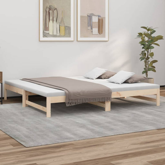 Sohvasänky ulosvedettävä 2x (100x200) cm täysi mänty - Sisustajankoti.fi