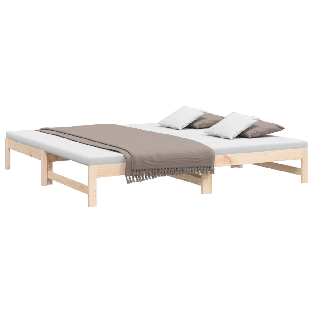 Sohvasänky ulosvedettävä 2x (80x200) cm täysi mänty - Sisustajankoti.fi