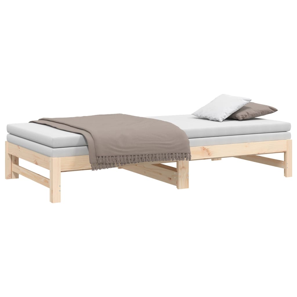 Sohvasänky ulosvedettävä 2x (80x200) cm täysi mänty - Sisustajankoti.fi