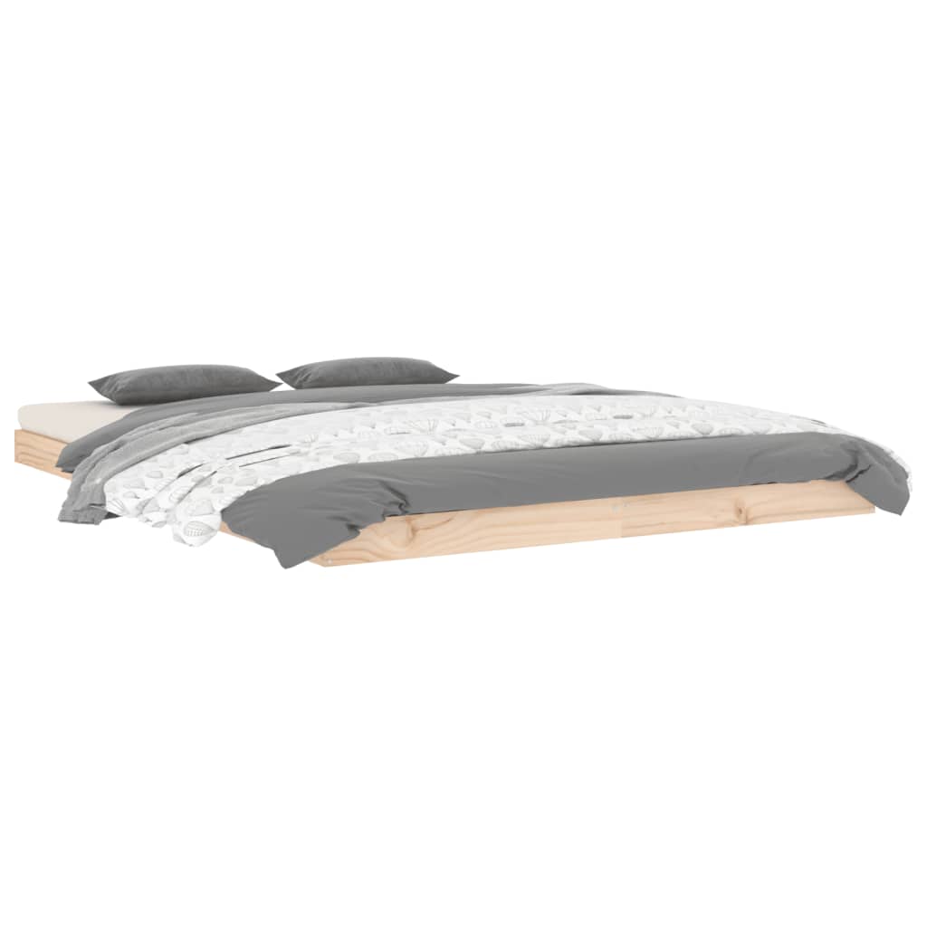 Sängynrunko 140x190 cm täysi mänty - Sisustajankoti.fi