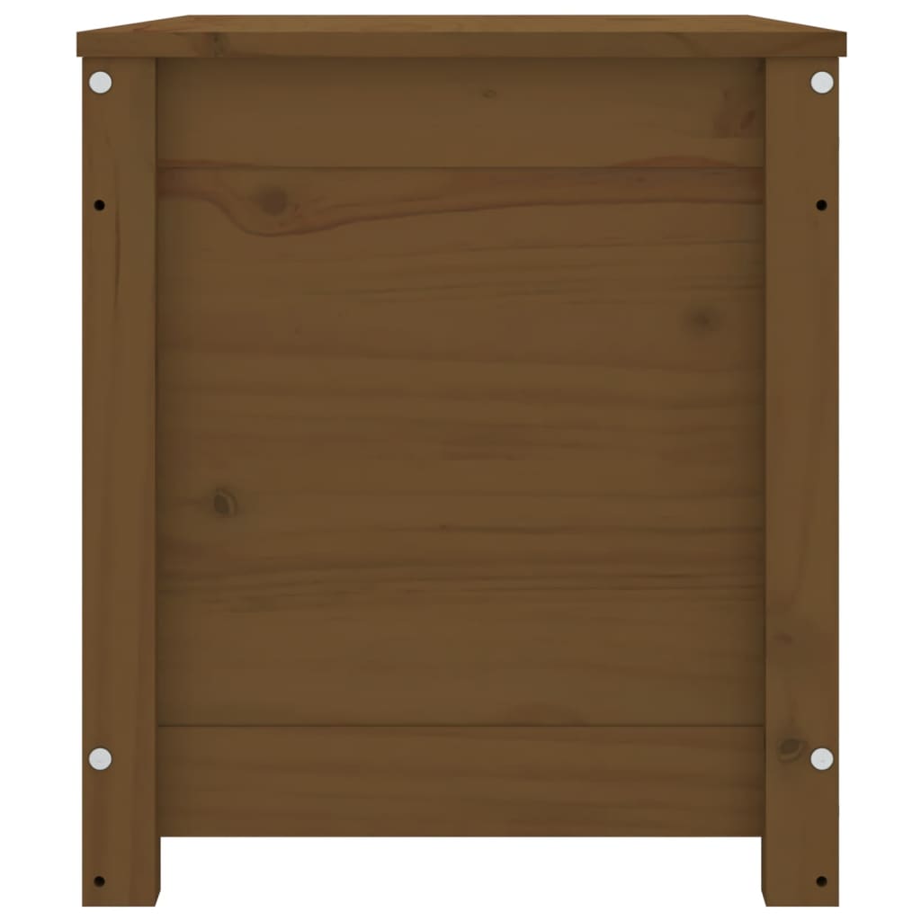 Säilytyslaatikko hunajanruskea 80x40x45,5 cm täysi mänty - Sisustajankoti.fi