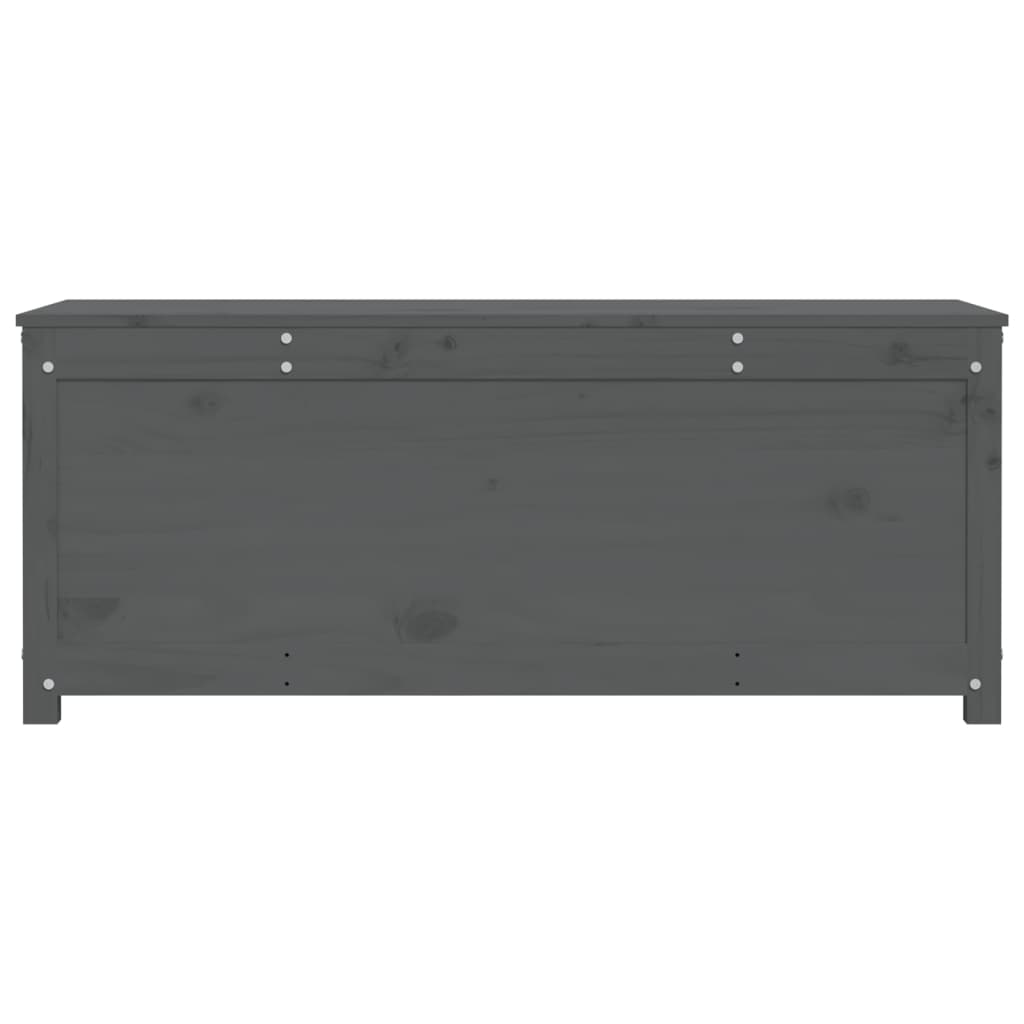 Säilytyslaatikko harmaa 110x50x45,5 cm täysi mänty - Sisustajankoti.fi