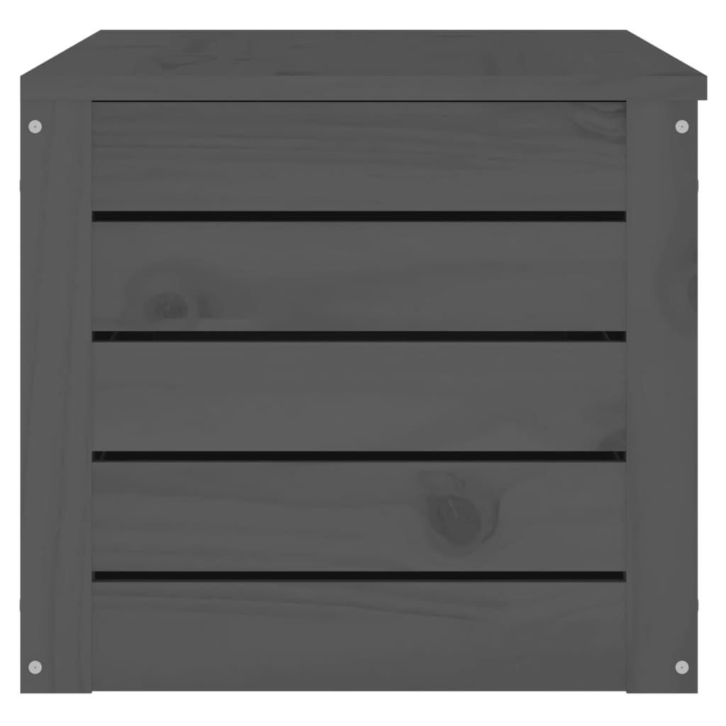 Säilytyslaatikko harmaa 89x36,5x33 cm täysi mänty - Sisustajankoti.fi