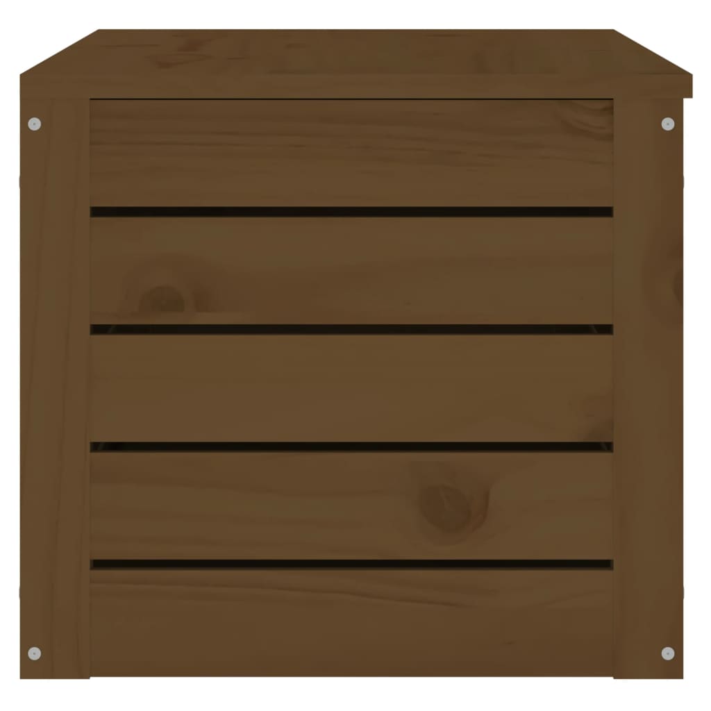 Säilytyslaatikko hunajanruskea 89x36,5x33 cm täysi mänty - Sisustajankoti.fi