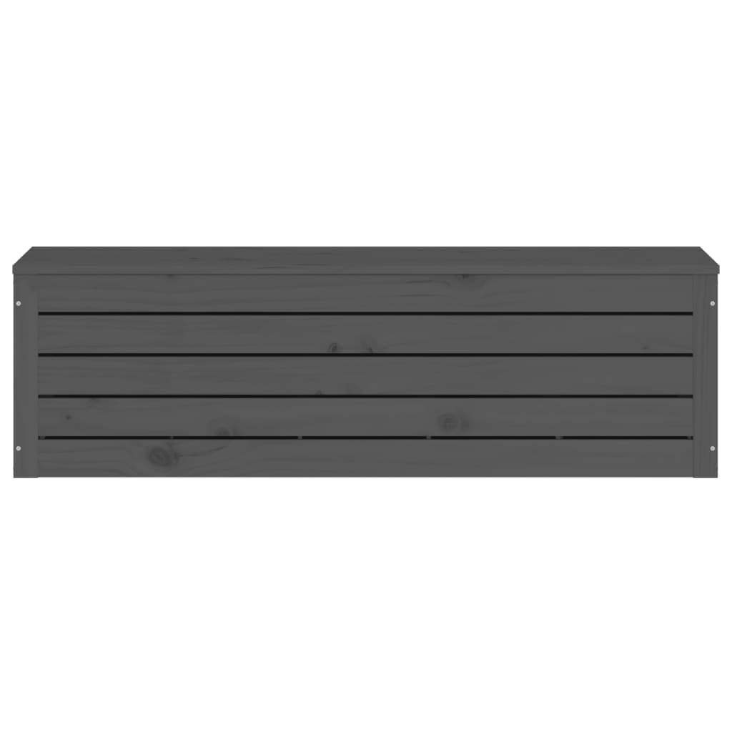 Säilytyslaatikko harmaa 109x36,5x33 cm täysi mänty - Sisustajankoti.fi