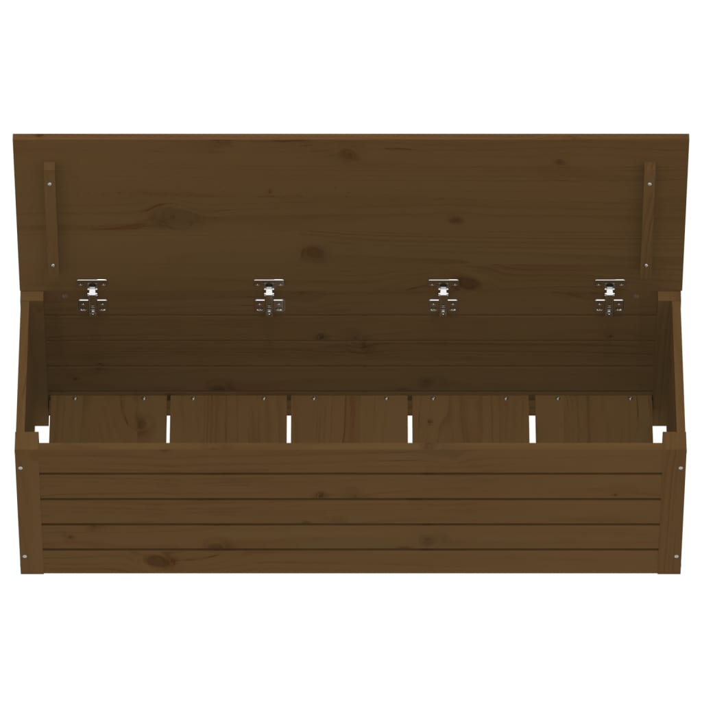 Säilytyslaatikko hunajanruskea 109x36,5x33 cm täysi mänty - Sisustajankoti.fi