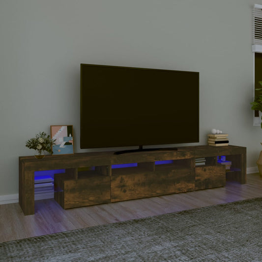 TV-taso LED-valoilla savutammi 230x36,5x40 cm - Sisustajankoti.fi