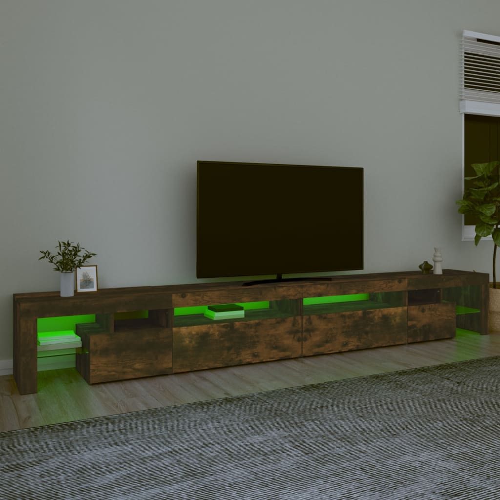 TV-taso LED-valoilla savutammi 290x36,5x40 cm - Sisustajankoti.fi