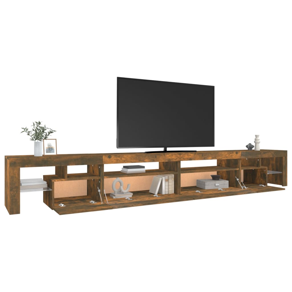 TV-taso LED-valoilla savutammi 290x36,5x40 cm - Sisustajankoti.fi