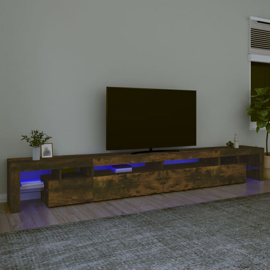 TV-taso LED-valoilla savutammi 290x36,5x40 cm - Sisustajankoti.fi