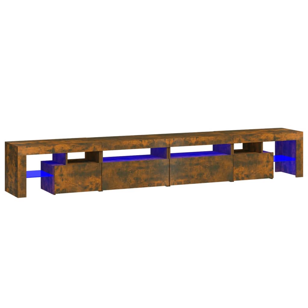 TV-taso LED-valoilla savutammi 280x36,5x40 cm - Sisustajankoti.fi