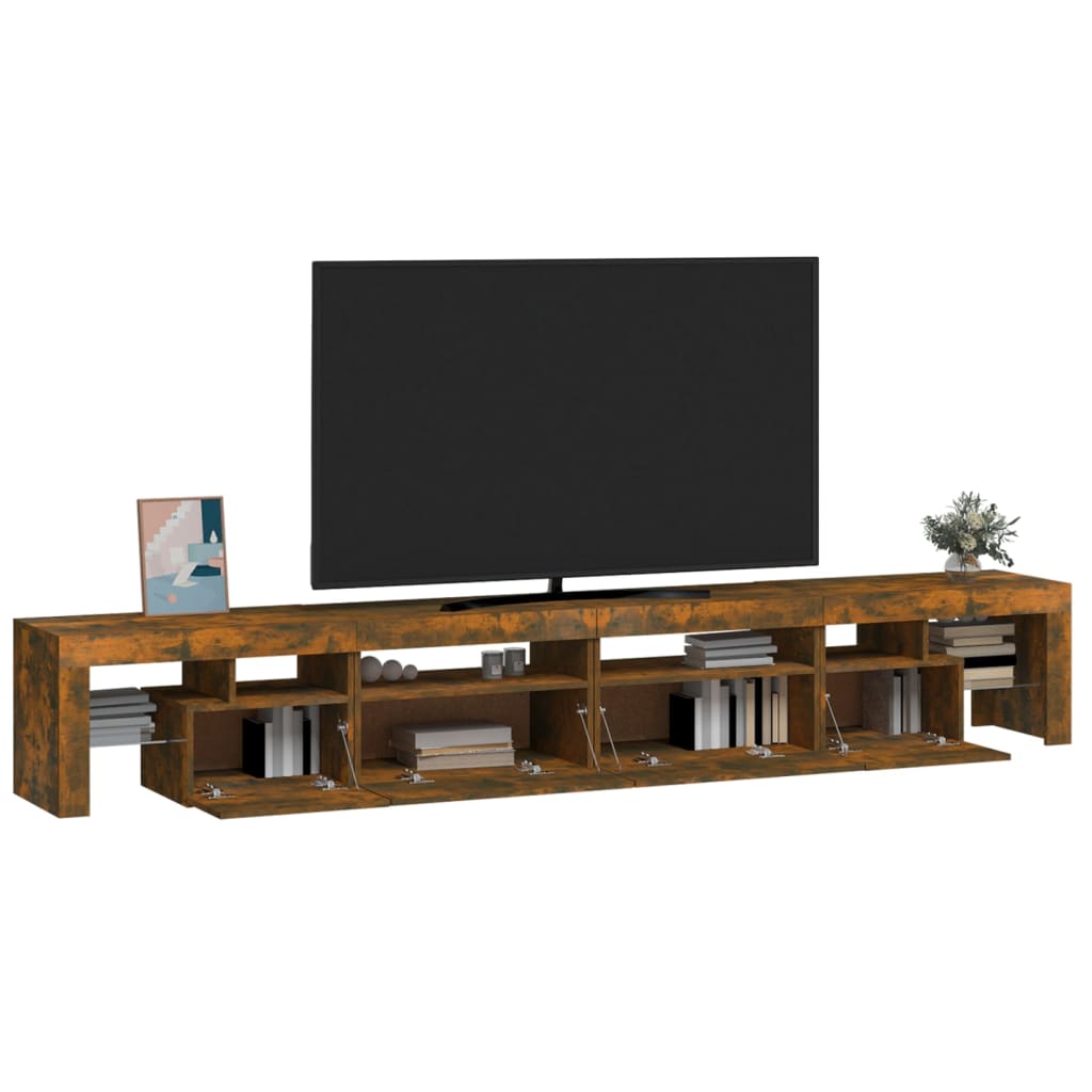 TV-taso LED-valoilla savutammi 280x36,5x40 cm - Sisustajankoti.fi