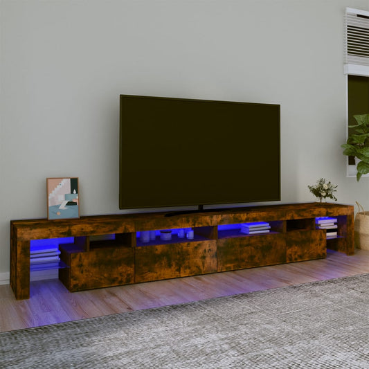 TV-taso LED-valoilla savutammi 280x36,5x40 cm - Sisustajankoti.fi
