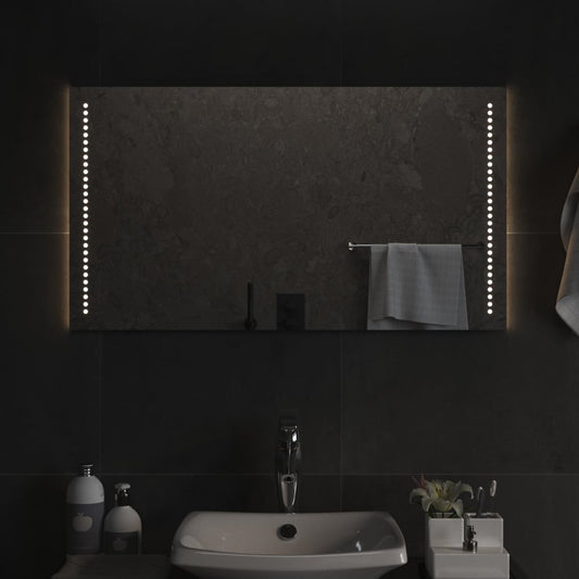 Kylpyhuoneen LED-peili 50x90 cm - Sisustajankoti.fi