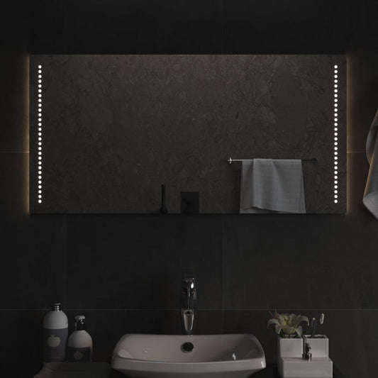 Kylpyhuoneen LED-peili 50x100 cm - Sisustajankoti.fi