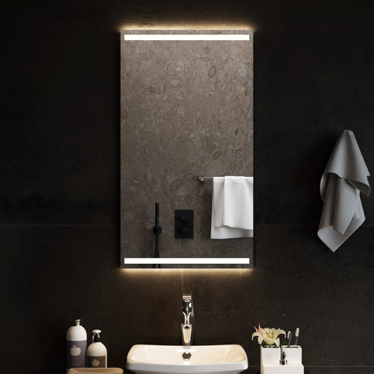 Kylpyhuoneen LED-peili 50x90 cm - Sisustajankoti.fi