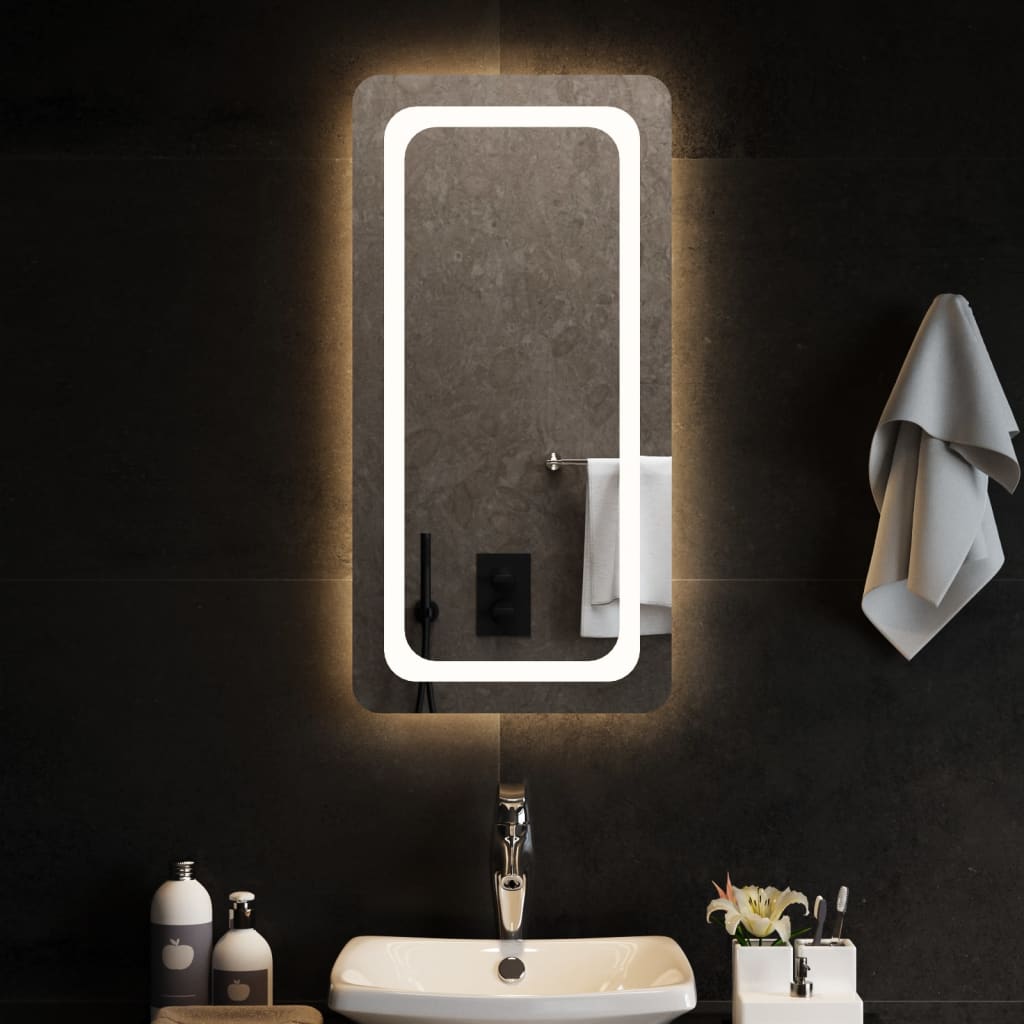 Kylpyhuoneen LED-peili 40x80 cm - Sisustajankoti.fi