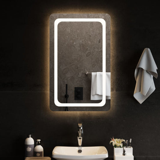 Kylpyhuoneen LED-peili 50x80 cm - Sisustajankoti.fi