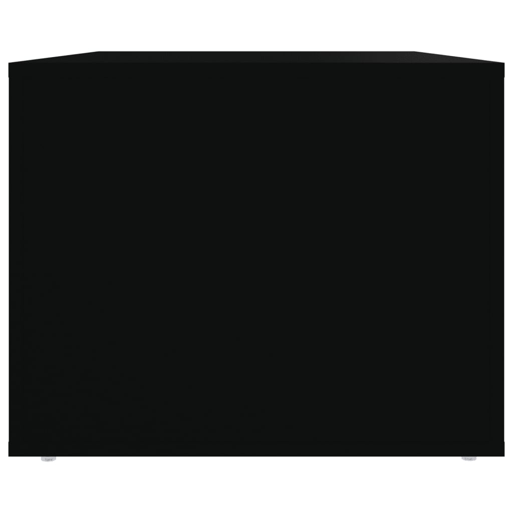 Sohvapöytä musta 80x50x40 cm tekninen puu - Sisustajankoti.fi