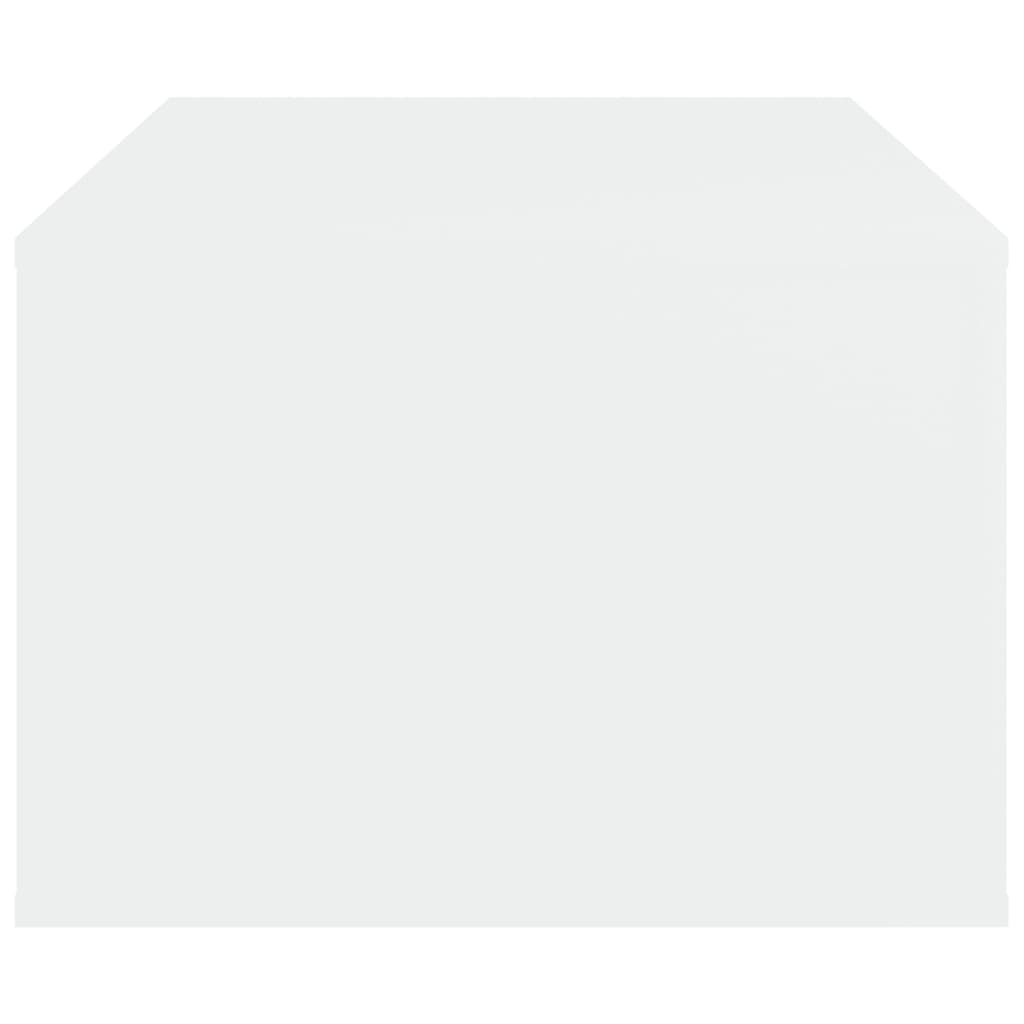 Sohvapöytä valkoinen 100x50,5x35 cm tekninen puu - Sisustajankoti.fi