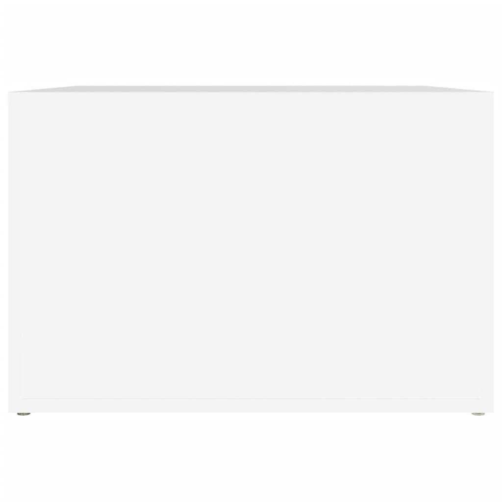 Yöpöytä valkoinen 57x55x36 cm tekninen puu - Sisustajankoti.fi