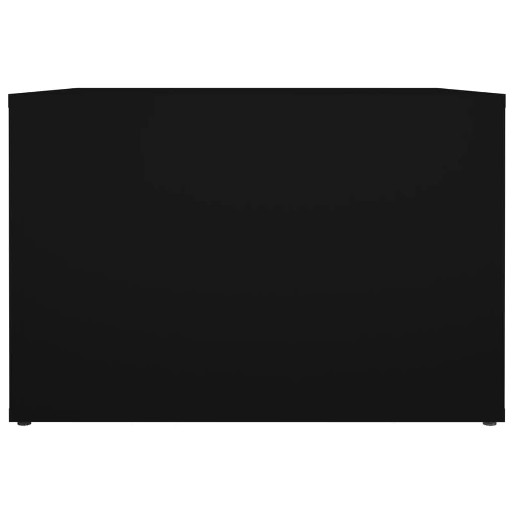 Yöpöytä musta 57x55x36 cm tekninen puu - Sisustajankoti.fi