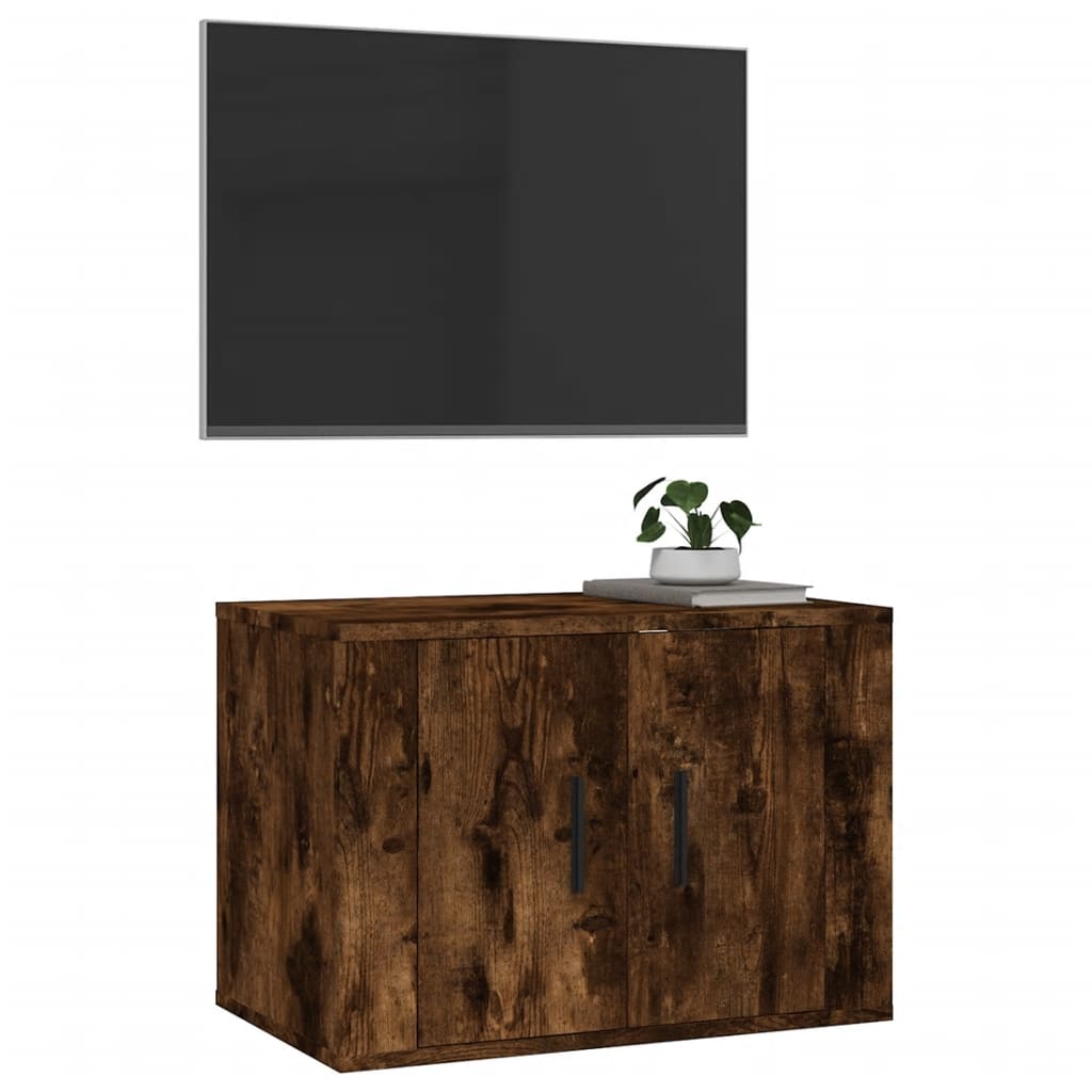 Seinäkiinnitettävä TV-taso savutammi 57x34,5x40 cm - Sisustajankoti.fi