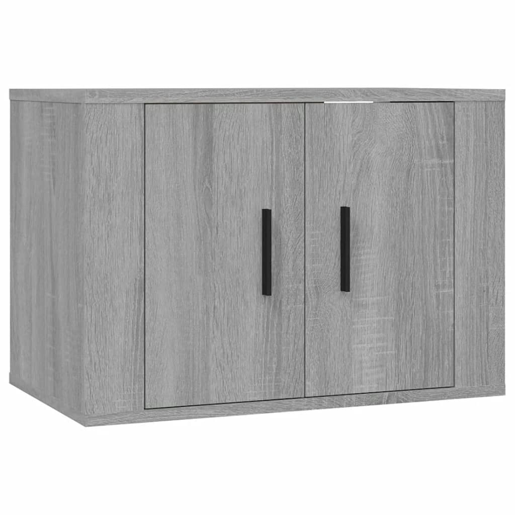 Seinäkiinnitettävä TV-taso harmaa Sonoma 57x34,5x40 cm - Sisustajankoti.fi