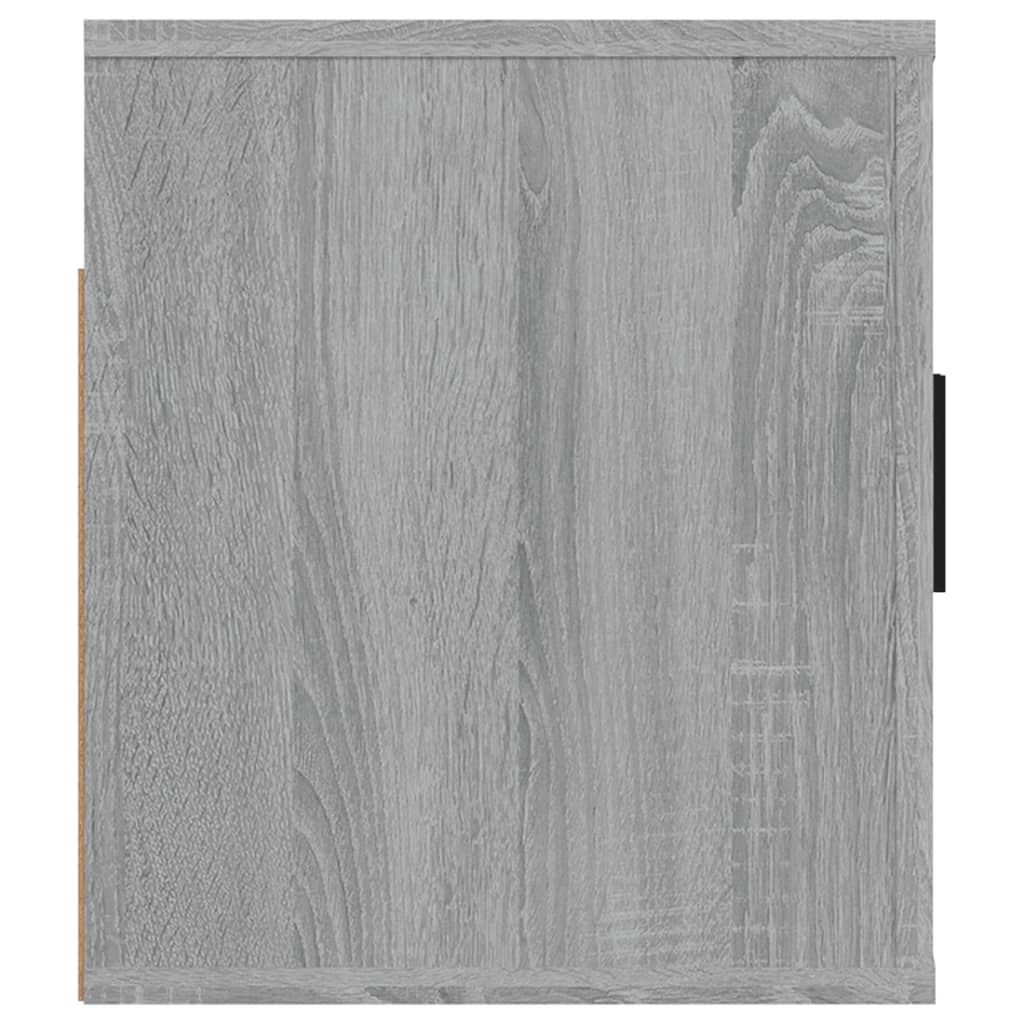 Seinäkiinnitettävä TV-taso harmaa Sonoma 80x34,5x40 cm - Sisustajankoti.fi