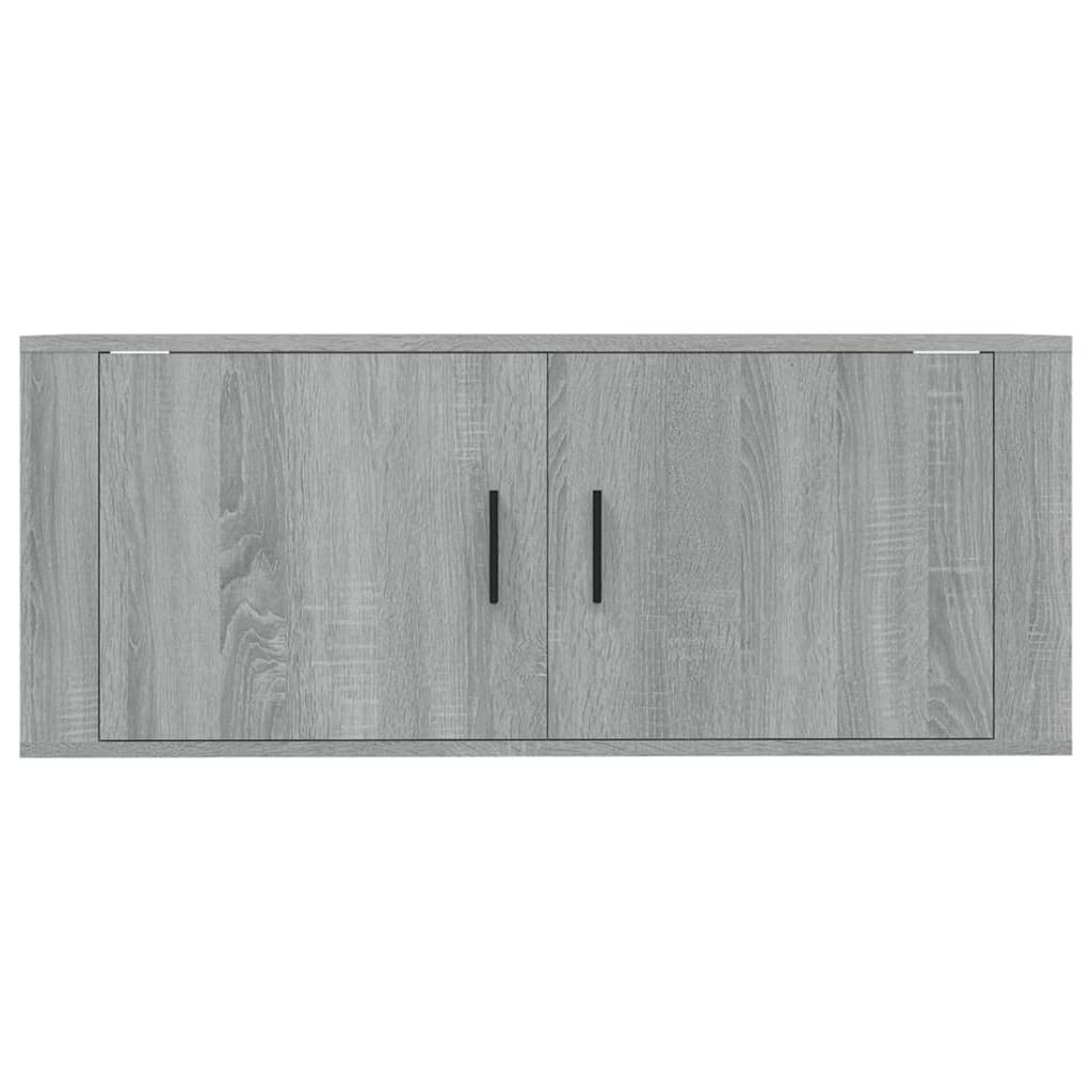 Seinäkiinnitettävä TV-taso Sonoma-tammi 100x34,5x40 cm - Sisustajankoti.fi