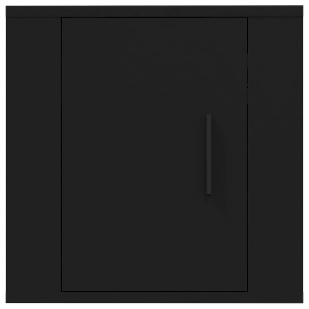 Seinäkiinnitettävä TV-taso musta 40x34,5x40 cm - Sisustajankoti.fi