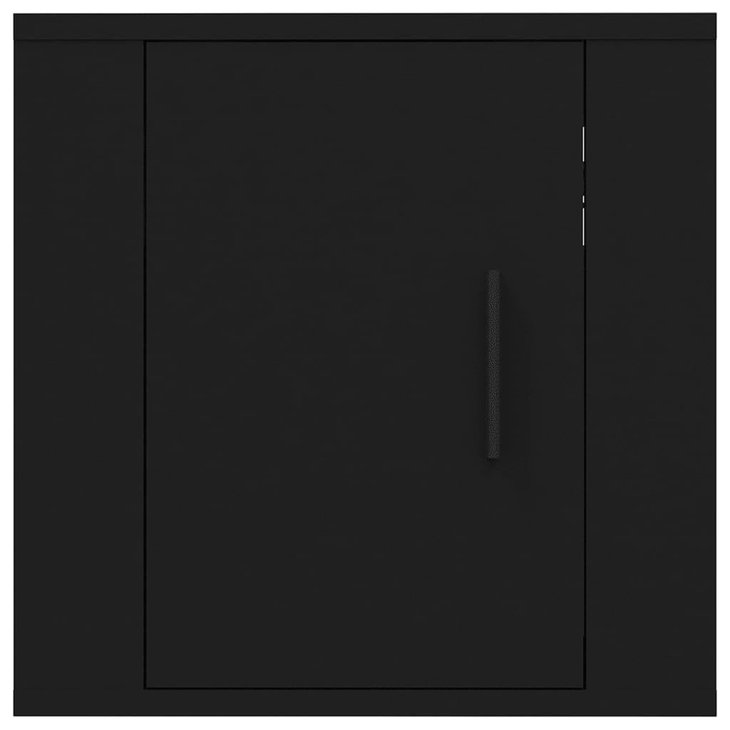 Seinäkiinnitettävät TV-tasot 2 kpl musta 40x34,5x40 cm - Sisustajankoti.fi