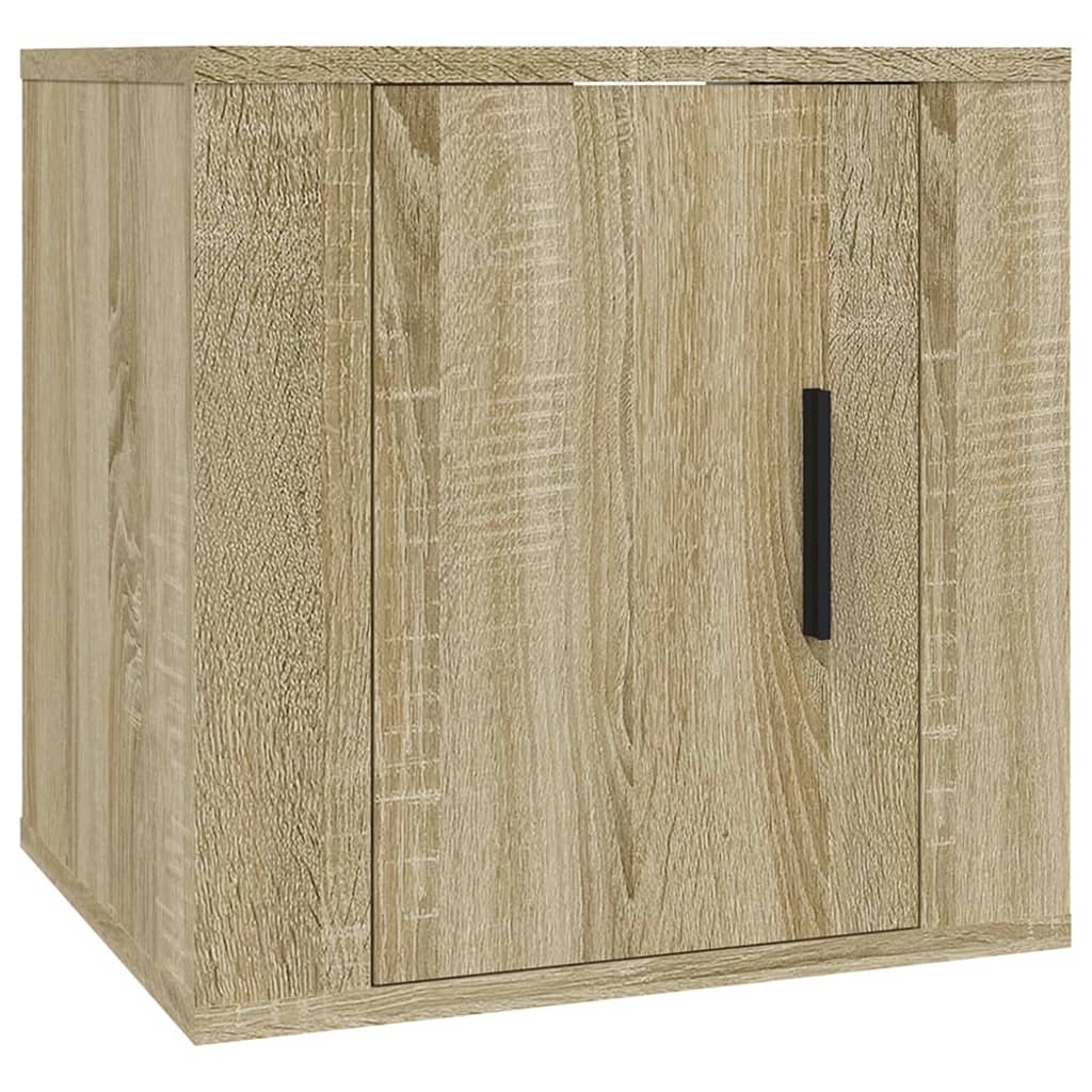 Seinäkiinnitettävät TV-tasot 2 kpl Sonoma-tammi 40x34,5x40 cm - Sisustajankoti.fi