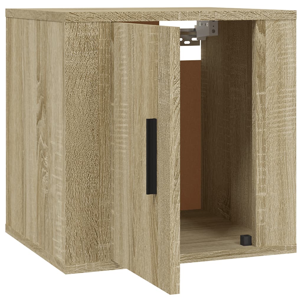 Seinäkiinnitettävät TV-tasot 2 kpl Sonoma-tammi 40x34,5x40 cm - Sisustajankoti.fi