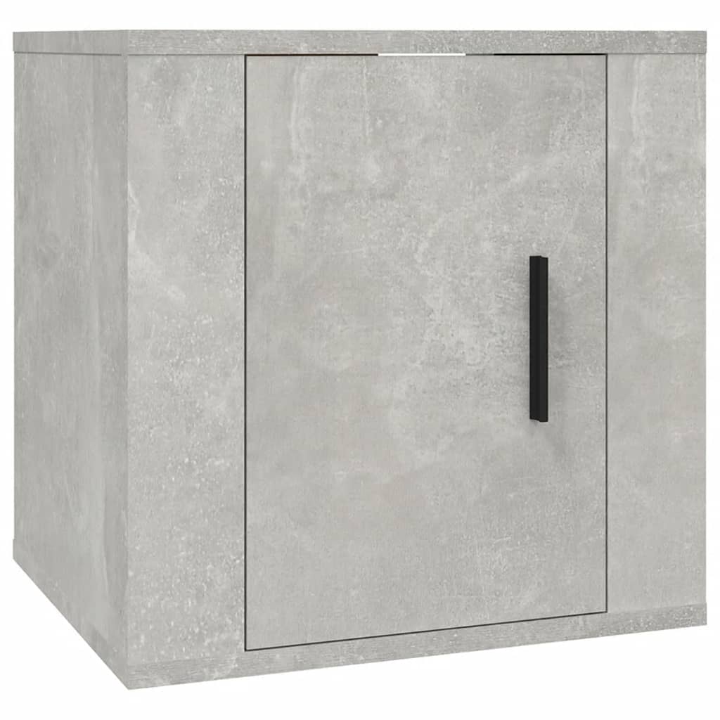 Seinäkiinnitettävä TV-taso betoninharmaa 40x34,5x40 cm - Sisustajankoti.fi