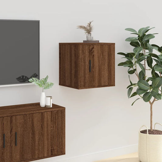 Seinäkiinnitettävä TV-taso ruskea tammi 40x34,5x40 cm - Sisustajankoti.fi