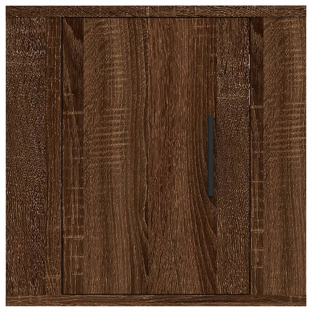 Seinäkiinnitettävät TV-tasot 2 kpl ruskea tammi 40x34,5x40 cm - Sisustajankoti.fi